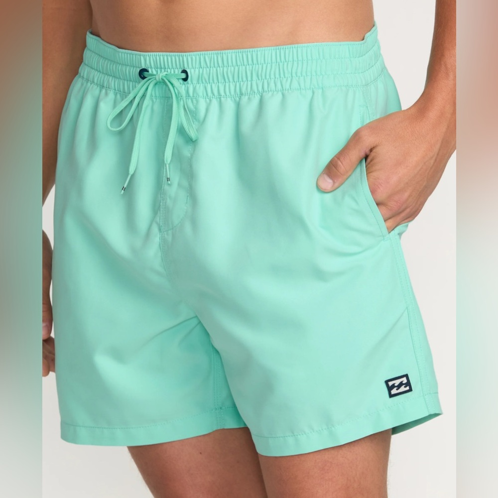 Billabong All day Laybacks Men's Sz Small 30”  Mint‎ Green Swim Trunks